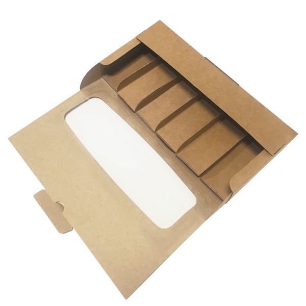 Коробка для эскимо с подложками Крафт 31х14х5см (5шт) lp81::1 фото
