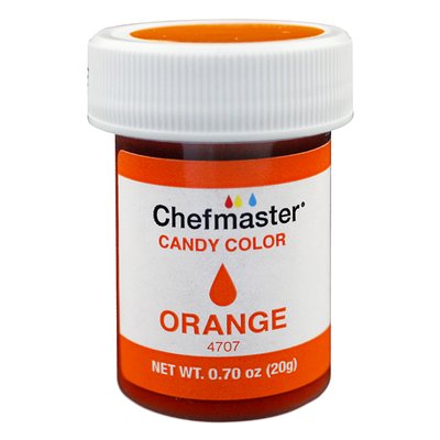 Краситель Chefmaster для шоколада Оранжевый, 20гр 4707 фото