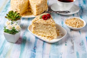 Торт Наполеон - рецепт классический фото