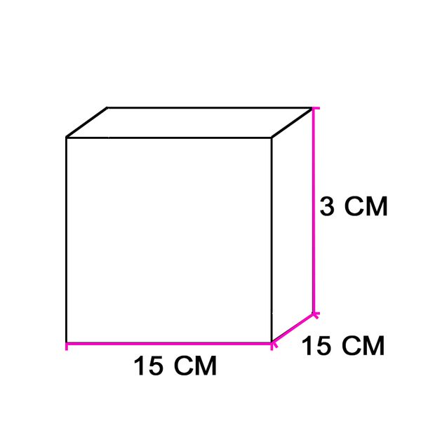 Коробка для пряників 15х15см Молочна з вікном Курча (5шт) 927::14 фото