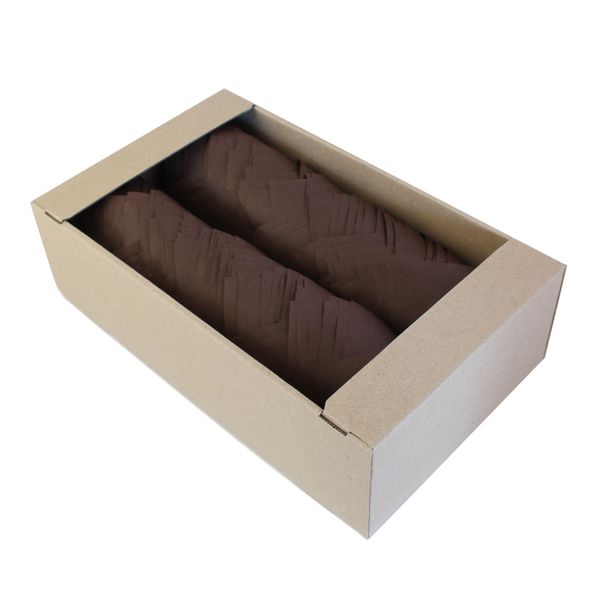 Паперова форма для кексів Тюльпан - Коричневі, 160шт ТЛ-1::brown фото