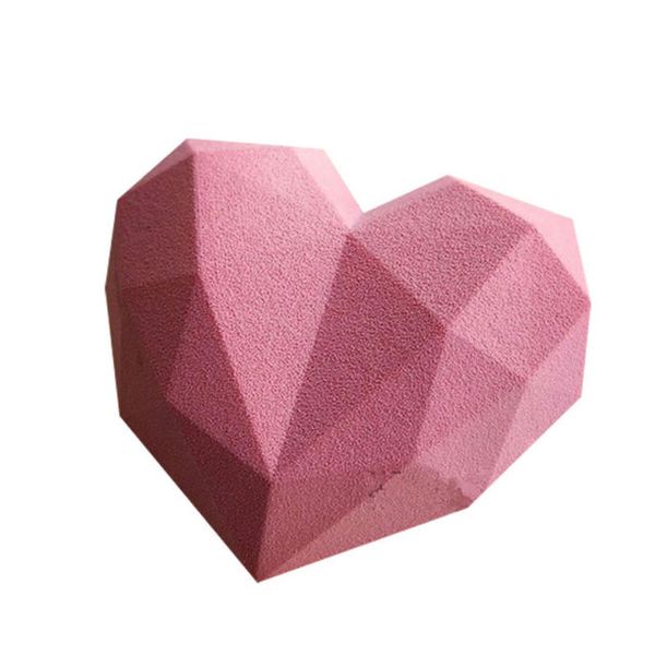 Силиконовая форма для евро-десертов Сердце-Оригами 693/2736 фото