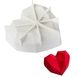 Силиконовая форма для евро-десертов Сердце-Оригами: Формы для выпечки