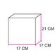 Коробка 17х17х21см Бiла (5шт): Сервірування та пакування
