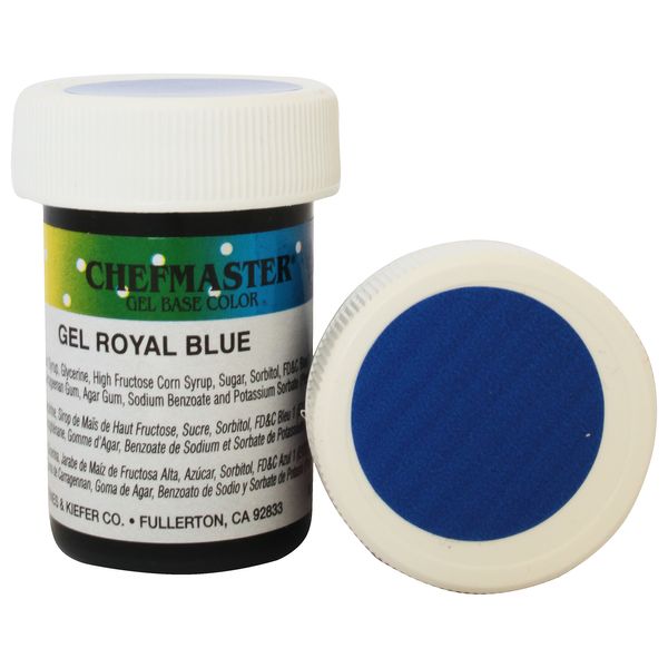 Гель-фарба Base Color Chefmaster Royal Blue, 28гр 7306 фото