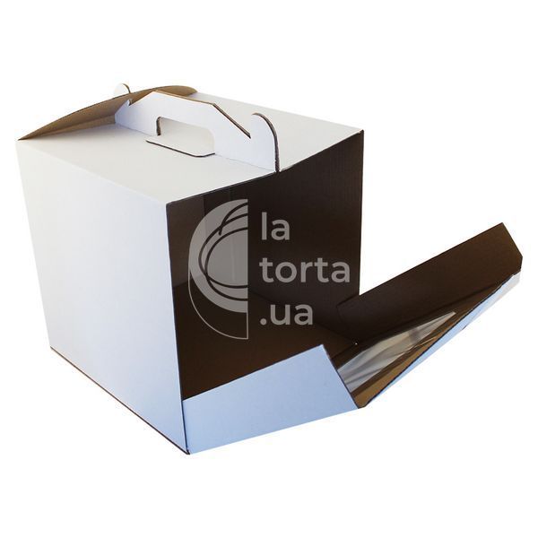Коробка для торта Белая 25х25х25см (5шт) 20-01213/lp101 фото