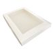 Коробка для пряників 30x20x3см з вікном Біла (5шт): Сервірування та пакування