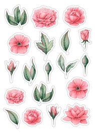 Сахарная картинка Розовая роза 20x30см 028028/pr404 фото