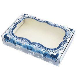 Коробка для пряников 10х15см с окном Олени (5шт) 1143::1 фото