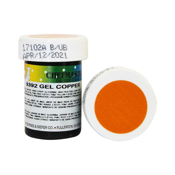 Гель-фарба Base Color Chefmaster Copper, 28гр 9392 фото