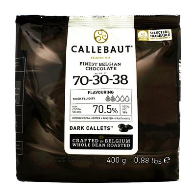 Шоколад чорний Callebaut couverture 70,5%, 400гр 70-30-38-E0-D94 фото