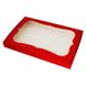 Коробка для пряників 20х30см Червона (5шт): Сервірування та пакування