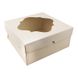 Коробка для Бенто-торта 20х20х9см Біла (5шт): Сервірування та пакування