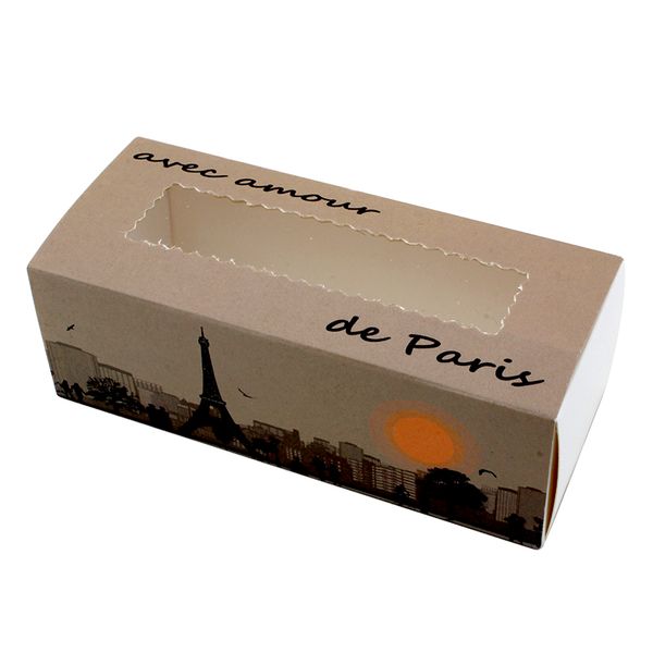 Коробка для макаронс 14х6см Paris (5шт) 835::4 фото