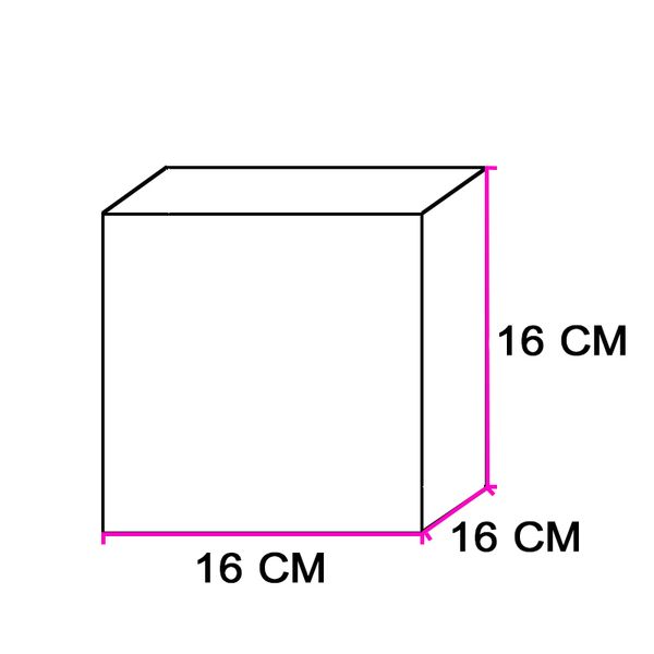 Коробка для бенто-торта 16x16x16 Украина (5шт) 1029::1 фото