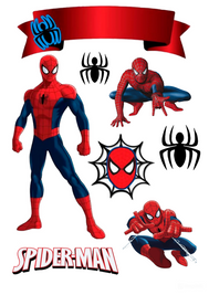 Вафельная картинка Spider-man 20x30см 027027/pr481 фото
