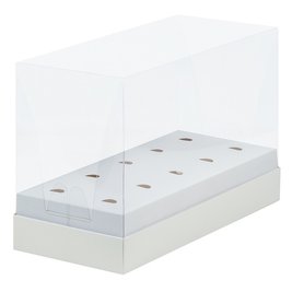 Коробка для кейк-попсів Біла 24х11х16см (5шт) 2523 фото