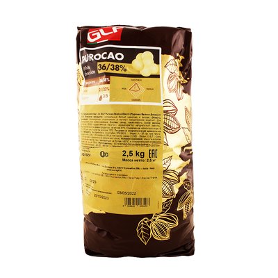 Шоколад белый Purocao 31%, 2,5кг DQ10ZV фото