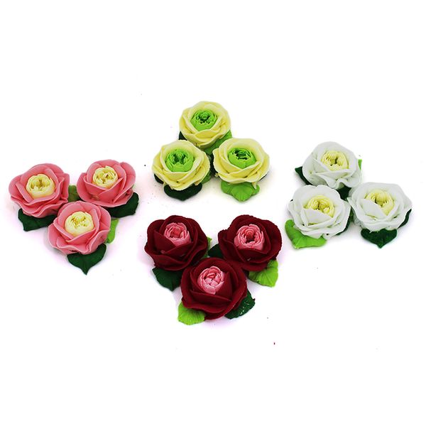 Набір цукрових фігурок Садові Троянди (в асортименті) 30903 фото