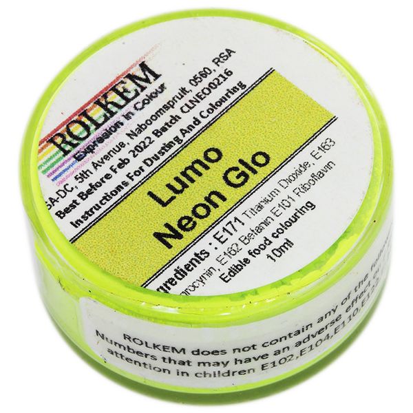 Сухой краситель Rolkem Lumo Neon Glo 10CLNEO фото