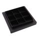 Коробка для конфет 16х16см Узор черная (5шт): Сервировка и упаковка