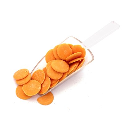 Шоколадные диски апельсиновые (глазурь кондитерская), 250гр 50-111 фото