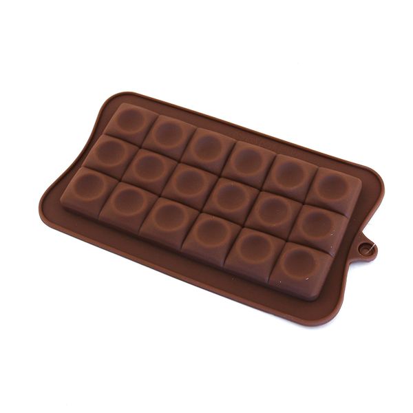 Силіконова форма для шоколаду і карамелі Плитка №3 3650 фото
