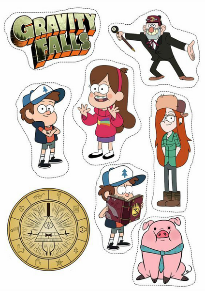 Вафельна картинка Gravity Falls 20x30см 027027/pr482 фото