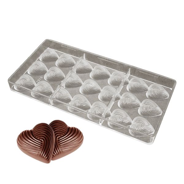 Поликарбонатная форма для шоколада Сердце 1369 фото