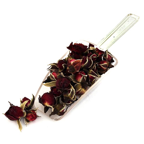 Бутоны чайной розы (сухоцветы) Темные, 50гр 335689 фото