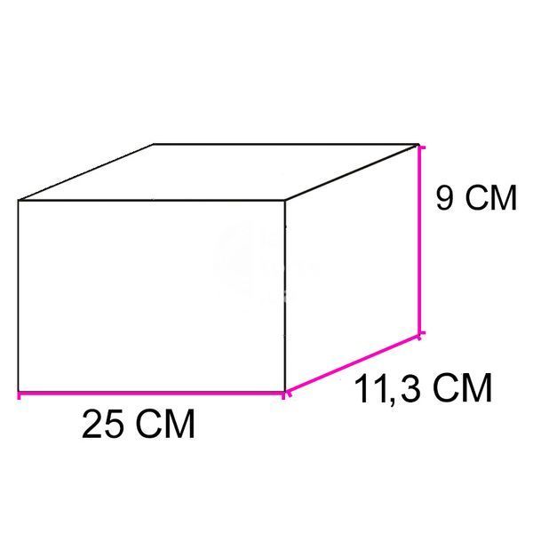 Коробка для меренгового рулета с ручкой Медвежата 25x11x9см (5шт) 398::1 фото