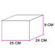 Коробка для капкейків на 9шт Біла з прямокутним вікном (5шт): Сервірування та пакування