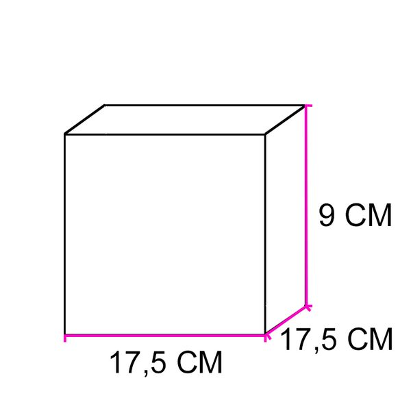 Коробка для капкейків на 4шт срібна 17,5х17,5х9см (5шт) 164::7 фото