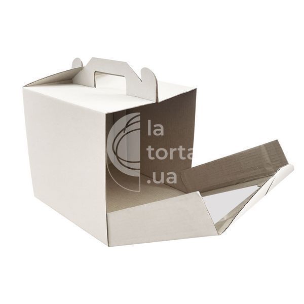 Коробка для торта 20х20х20см с окном (5шт) 20-02132/lp124 фото
