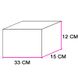 Коробка для меренгового рулета 33х15х12см (5шт): Сервировка и упаковка
