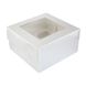 Коробка для капкейков на 4шт серебряная 17,5х17,5х9см (5шт): Сервировка и упаковка