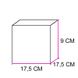 Коробка для капкейків на 4шт срібна 17,5х17,5х9см (5шт): Сервірування та пакування