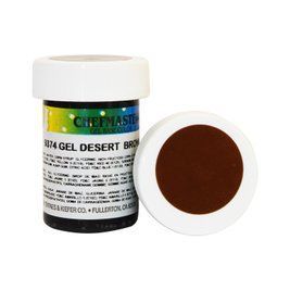 Гель-краска Base Color Chefmaster Desert Brown, 28гр 9374 фото