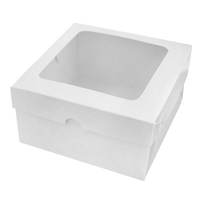 Коробка для Бенто-торта 16х16см Белая (5шт) lp89::1 фото