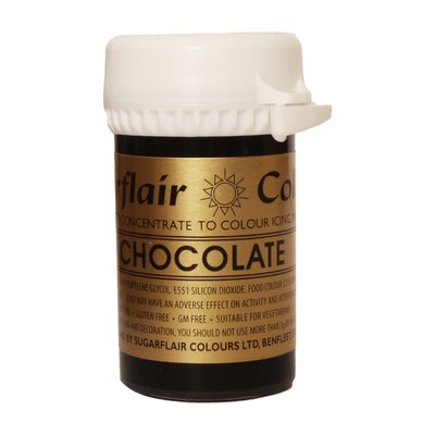 Гелевий барвник Sugarflair Шоколад (Chocolate) A137 фото