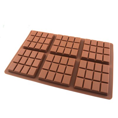 Силиконовая форма для шоколада и карамели Плитка шоколада 3631 фото