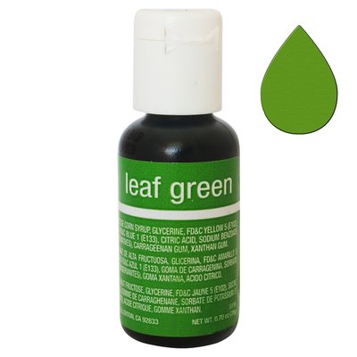 Гелевый краситель Chefmaster Liqua-Gel Leaf Green 5116 фото
