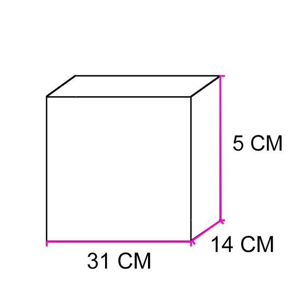 Коробка для ескімо з підкладками Біла 31х14х5см (5шт) lp81 фото