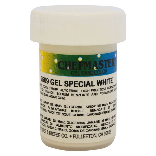 Гель-краска Base Color Chefmaster Special White, 28гр 9509 фото