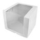 Коробка для мусового торта біла 20х20х20см (5шт): Сервірування та пакування