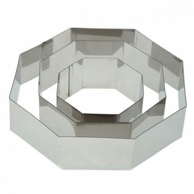 Набор универсальных металлических форм Восьмиугольник 3шт 1236 фото