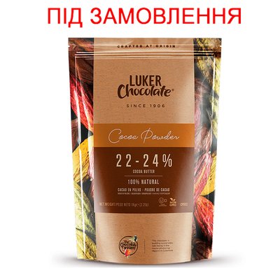Какао-порошок натуральний 22-24% Luker Chocolate, 1кг 1000546 фото