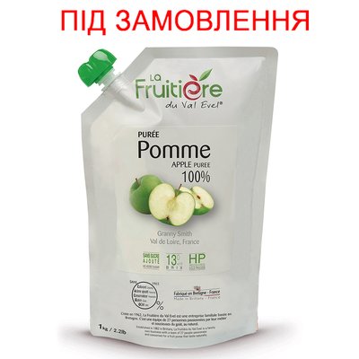Пюре из зеленого яблока La Fruitière без добавления сахара, 1кг (под заказ) 3011047000 фото