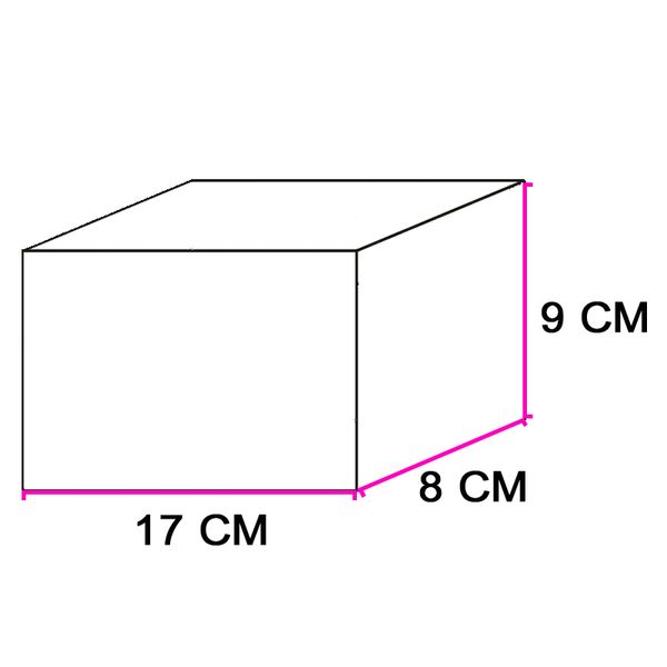 Коробка для кекса Аквариум 17х8х9см Белая (5шт) lp49 фото