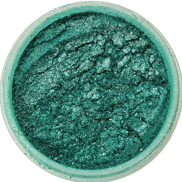 Сухой блестящий краситель Food Colours Dazzling Emerald P077 фото